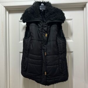 Black reversible vest.